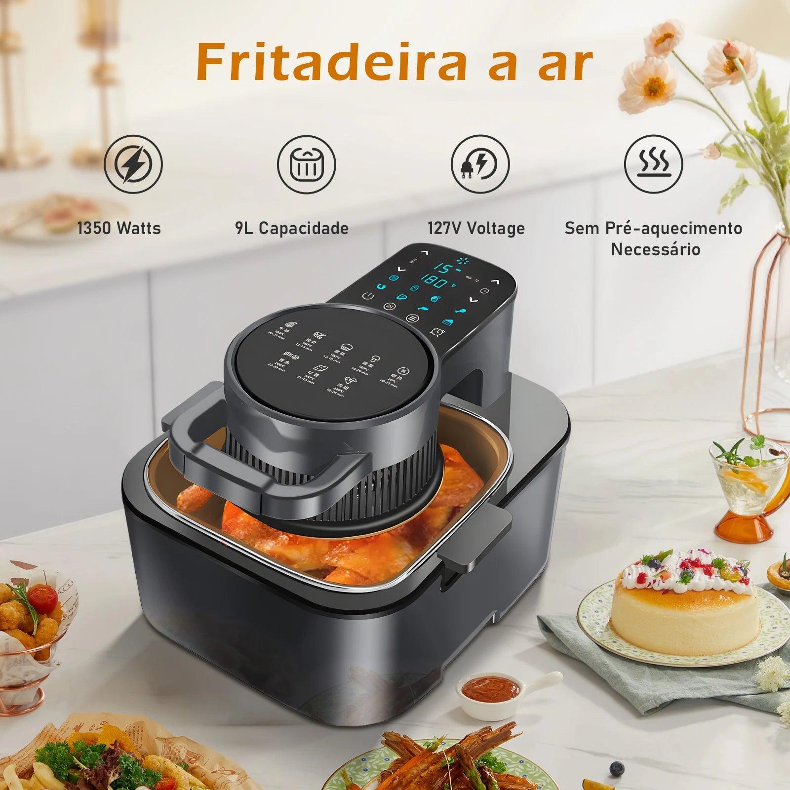 Mini airfryer japonesa - 100% compacta e qualidade superior a versão grande - Laçador de ofertas