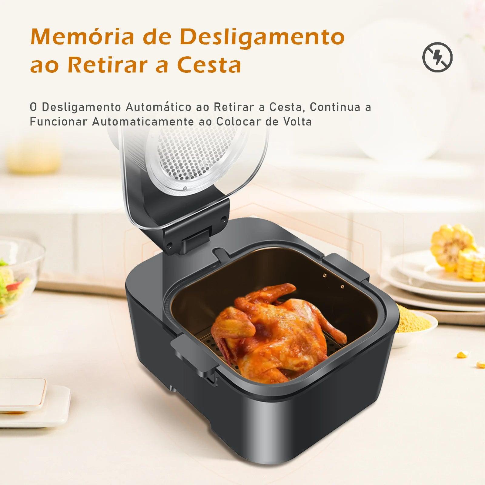 Mini airfryer japonesa - 100% compacta e qualidade superior a versão grande - Laçador de ofertas