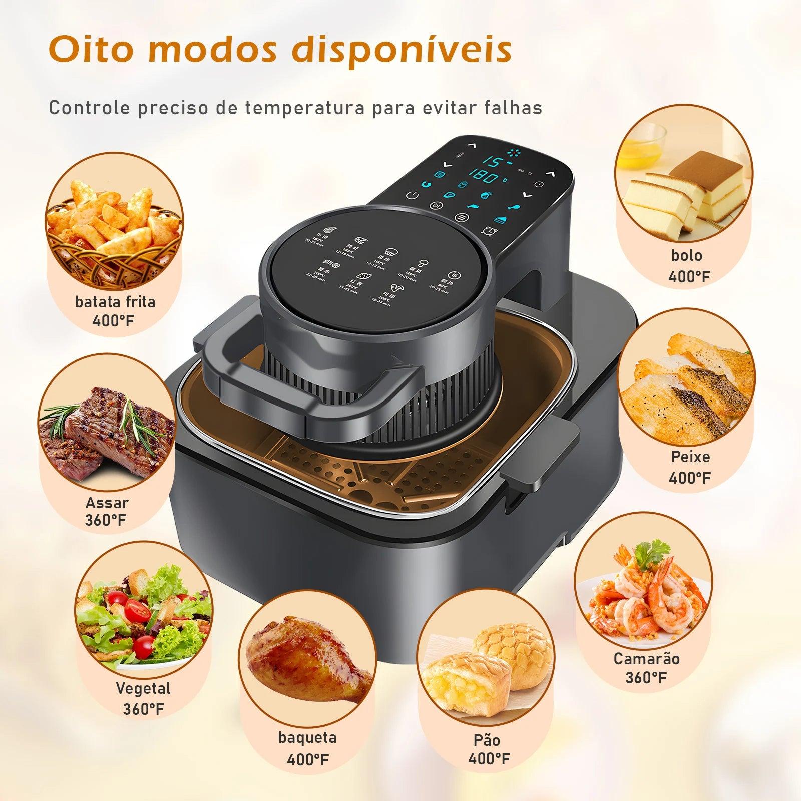 Mini airfryer japonesa - 100% compacta e qualidade superior a versão grande - Laçador de ofertas