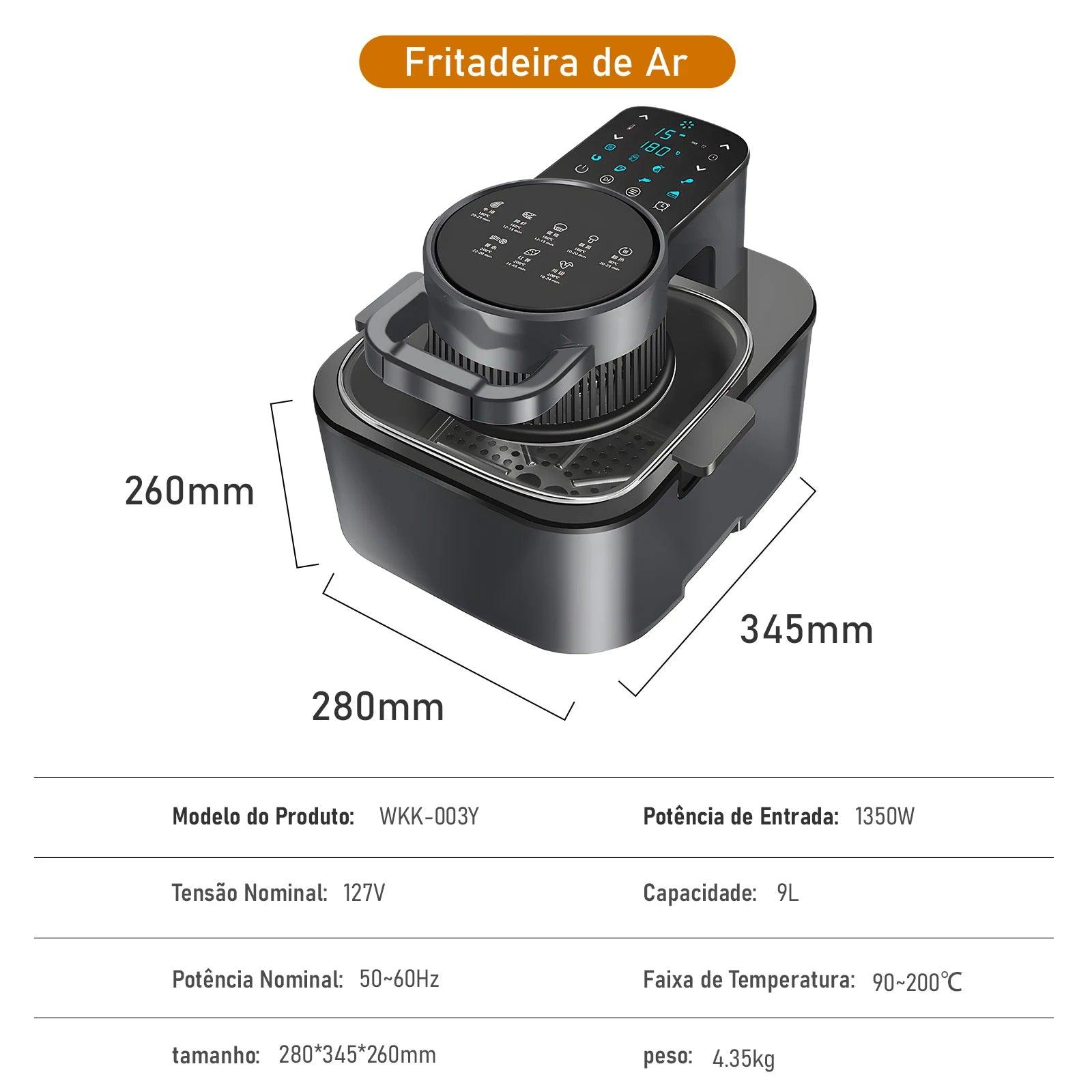 Mini airfryer japonesa - 100% compacta e qualidade superior a versão grande - Laçador de ofertas